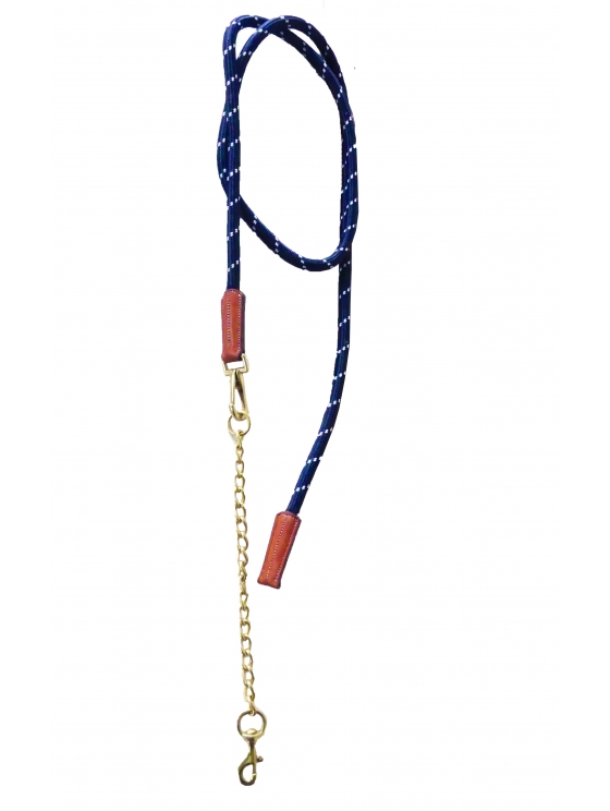 LONGE EN NYLON & CUIR COULEUR HAVANE, DELSTAR LONGE EN NYLON & CUIR COULEUR HAVANE, DELSTAR