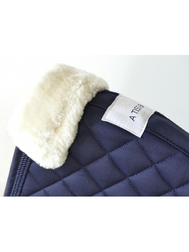 Cavalcade navy saddle pad for ponies - A TISS B